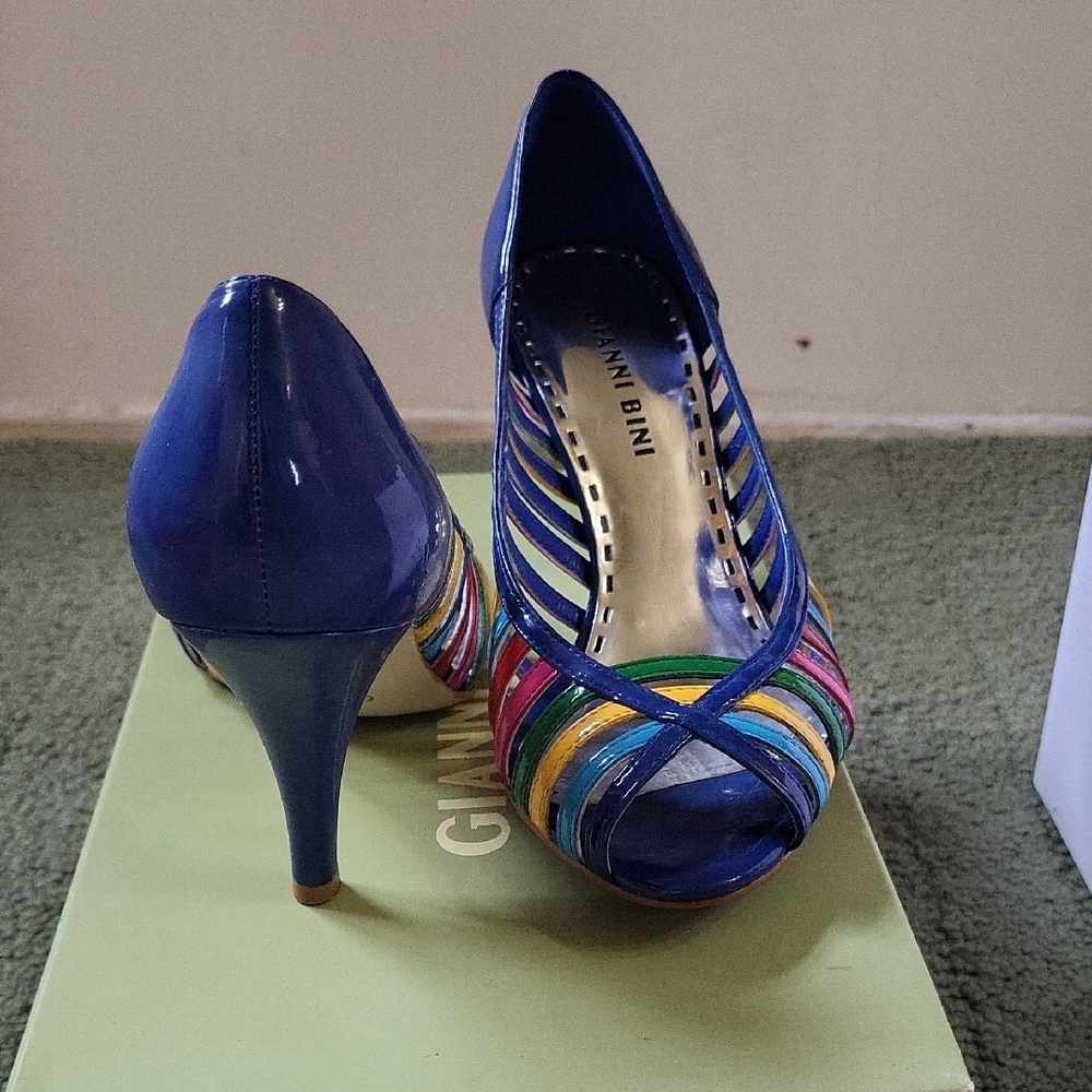 Gianni Bini Blue Stiletto Heels